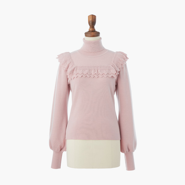 Knit Top "Mademoiselle Turtle II" (Daisy Pink)