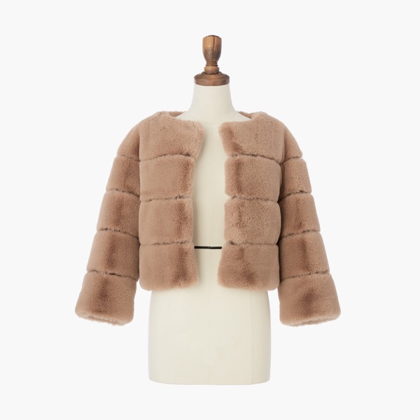 Love Fur Jacket "Almond Princess" (Almond Brown)