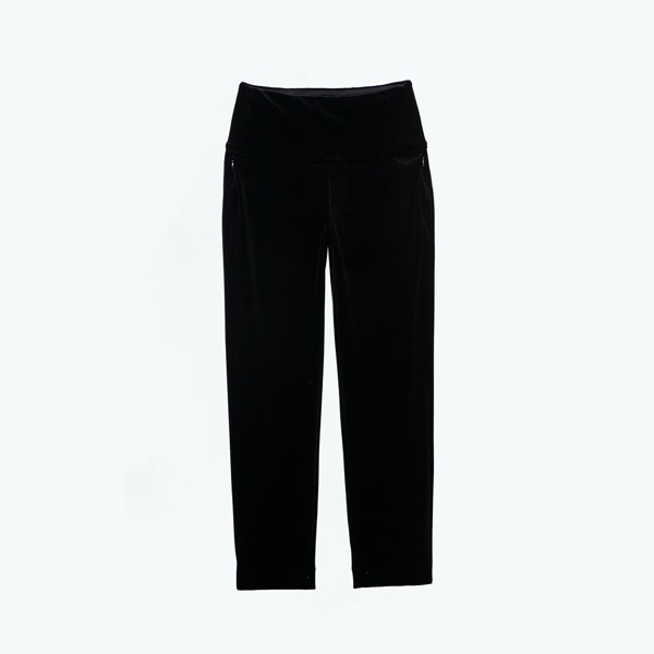 Pants "Shape Velour" (Velvet Black)