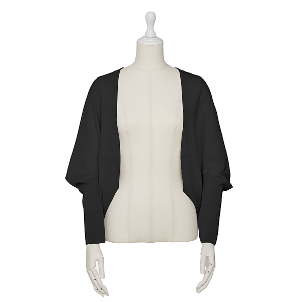 しっとりウール “Daisy Travel margaret” (Black Black)