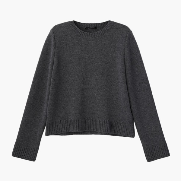 しっとりWOOL DAISY LIN Sweater (Medium Gray)
