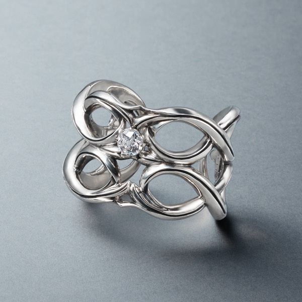 Bangle "The Diamond Guardian" (Silver)